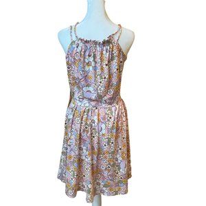 Nine Briton Summer Dress Size M NWT Floral Pink Multi Colored